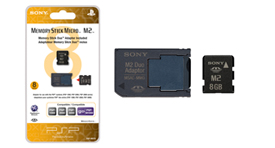 8GB Memory Stick Micro™ M2™ (includes M2 Duo adaptor)