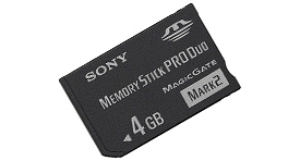Memory Stick PRO Duo™ (4GB)