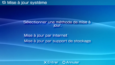 Mise à jour par Internet